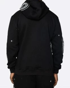 EPTM. EPTM PAISLEY HOODIE-BLACK HOODIES