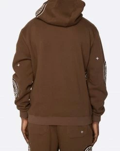 EPTM. EPTM PAISLEY HOODIE-BROWN HOODIES