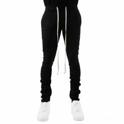 EPTM. EPTM TRACK PANTS-BLACK/WHITE