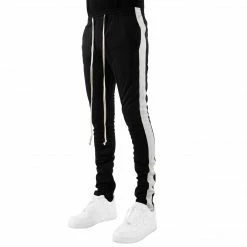 EPTM. EPTM TRACK PANTS-BLACK/WHITE