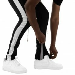 EPTM. EPTM TRACK PANTS-BLACK/WHITE