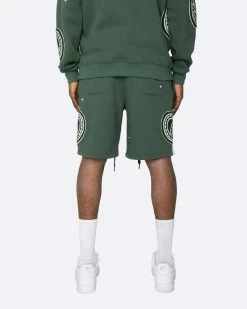 EPTM. EPTM PAISLEY SHORTS-HUNTER GREEN