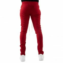 EPTM. EPTM TRACK PANTS-RED/WHITE