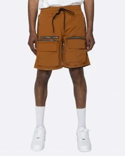 EPTM. EPTM C4 SHORTS-BROWN