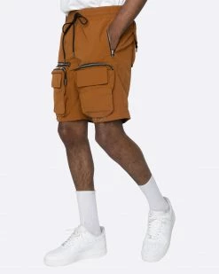 EPTM. EPTM C4 SHORTS-BROWN