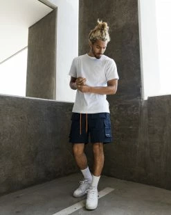 EPTM. EPTM SNAP CARGO SHORTS-NAVY