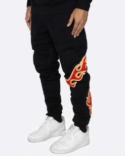 EPTM. EPTM NU FLAME SWEATPANTS-BLACK