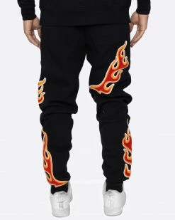EPTM. EPTM NU FLAME SWEATPANTS-BLACK