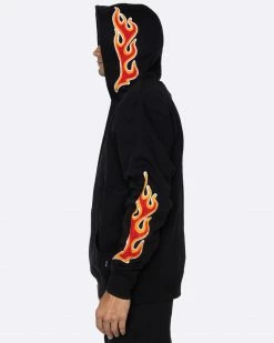 EPTM. EPTM NU FLAME PULLOVER-BLACK HOODIES