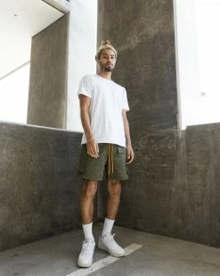EPTM. EPTM SNAP CARGO SHORTS-OLIVE