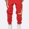 EPTM. EPTM NU FLAME SWEATPANTS-RED