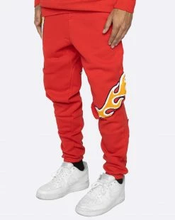 EPTM. EPTM NU FLAME SWEATPANTS-RED 4 EPTM. EPTM NU FLAME SWEATPANTS-RED