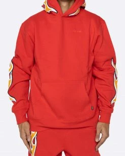 EPTM. EPTM NU FLAME PULLOVER-RED