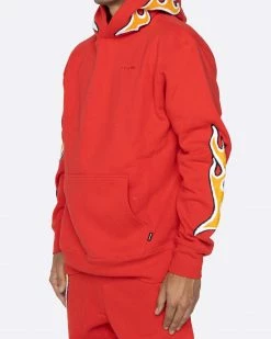 EPTM. EPTM NU FLAME PULLOVER-RED