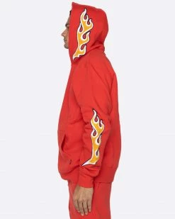 EPTM. EPTM NU FLAME PULLOVER-RED