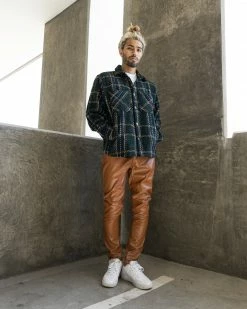EPTM. EPTM GOPACHI PANTS-BROWN