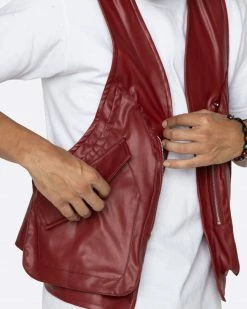 EPTM. VESTS EPTM GOPACHI VEST HOLSTER-BURGUNDY