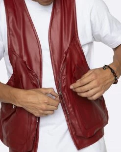 EPTM. VESTS EPTM GOPACHI VEST HOLSTER-BURGUNDY