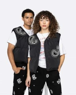 EPTM. EPTM PUFFER VEST (REVERSIBLE )-BLACK VESTS 9 EPTM. EPTM PUFFER VEST (REVERSIBLE )-BLACK VESTS