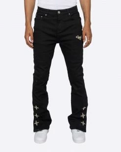 EPTM. NEW ARRIVALS EPTM LUMI FLARE PANTS-BLACK