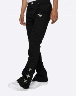 EPTM. NEW ARRIVALS EPTM LUMI FLARE PANTS-BLACK