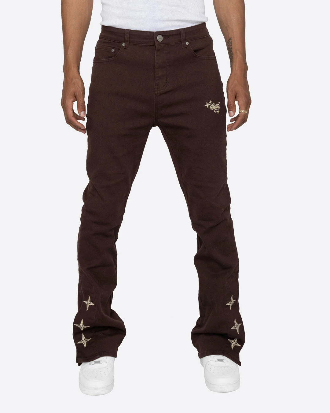 EPTM. EPTM LUMI FLARE PANTS-BROWN NEW ARRIVALS 1 EPTM. EPTM LUMI FLARE PANTS-BROWN NEW ARRIVALS