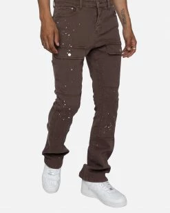 EPTM. NEW ARRIVALS EPTM ARCHITECT DENIM-BROWN