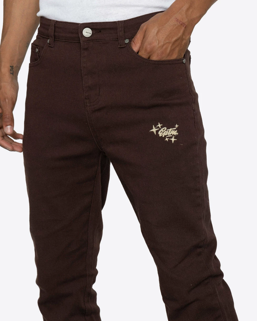 EPTM. EPTM LUMI FLARE PANTS-BROWN NEW ARRIVALS 2 EPTM. EPTM LUMI FLARE PANTS-BROWN NEW ARRIVALS