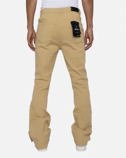 EPTM. EPTM LUMI FLARE PANTS-KHAKI