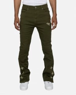 EPTM. EPTM LUMI FLARE PANTS-OLIVE