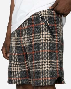 EPTM. EPTM TWEED TRUCKER SHORTS-GREY 6 EPTM. EPTM TWEED TRUCKER SHORTS-GREY