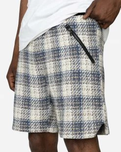 EPTM. EPTM TWEED TRUCKER SHORTS-BLUE 6 EPTM. EPTM TWEED TRUCKER SHORTS-BLUE