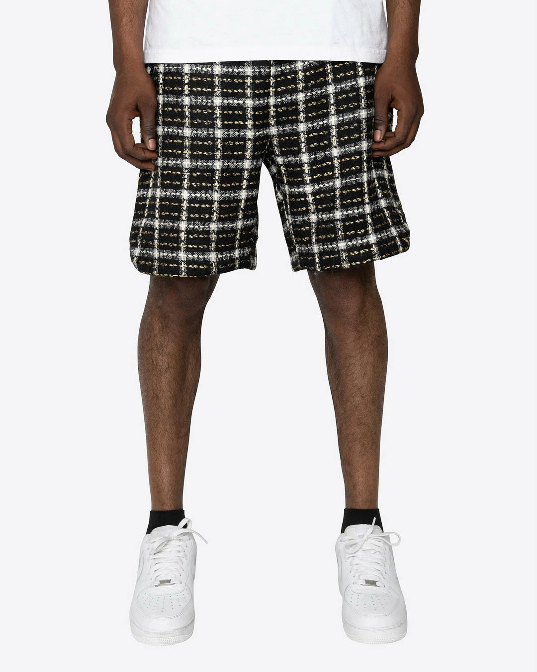 EPTM. EPTM TWEED TRUCKER SHORTS-BLACK 2 EPTM. EPTM TWEED TRUCKER SHORTS-BLACK