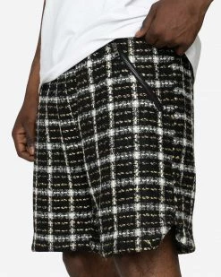 EPTM. EPTM TWEED TRUCKER SHORTS-BLACK 6 EPTM. EPTM TWEED TRUCKER SHORTS-BLACK