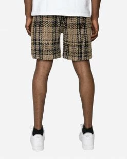 EPTM. EPTM TWEED TRUCKER SHORTS-KHAKI