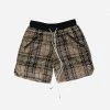 EPTM. EPTM TWEED TRUCKER SHORTS-KHAKI