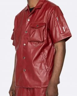 EPTM. EPTM JOSIAH SHIRT-BURGUNDY SHIRTS