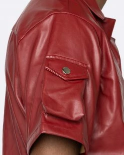 EPTM. EPTM JOSIAH SHIRT-BURGUNDY SHIRTS