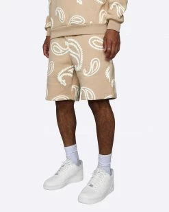 EPTM. EPTM PUFFY SHORTS-KHAKI NEW ARRIVALS