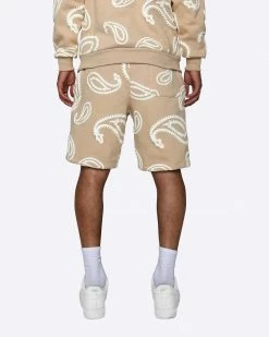 EPTM. EPTM PUFFY SHORTS-KHAKI NEW ARRIVALS
