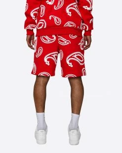 EPTM. EPTM PUFFY SHORTS-RED NEW ARRIVALS