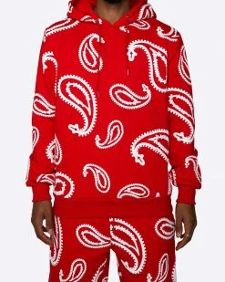 EPTM. NEW ARRIVALS EPTM PUFFY HOODIE-RED