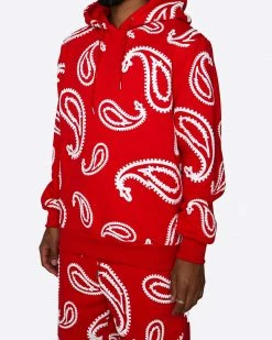 EPTM. NEW ARRIVALS EPTM PUFFY HOODIE-RED