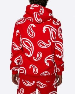 EPTM. NEW ARRIVALS EPTM PUFFY HOODIE-RED