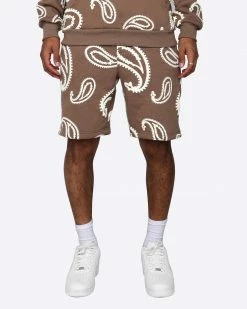 EPTM. EPTM PUFFY SHORTS-COFFEE NEW ARRIVALS