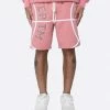 EPTM. EPTM BASKETBALL SHORTS-DUSTY ROSE