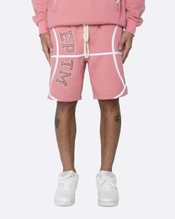 EPTM. EPTM BASKETBALL SHORTS-DUSTY ROSE