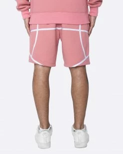 EPTM. EPTM BASKETBALL SHORTS-DUSTY ROSE