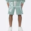 EPTM. EPTM BASKETBALL SHORTS-SAGE