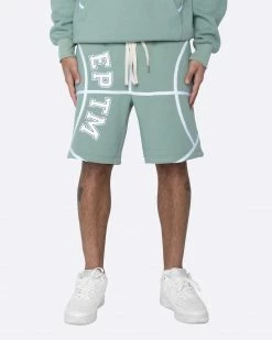 EPTM. EPTM BASKETBALL SHORTS-SAGE